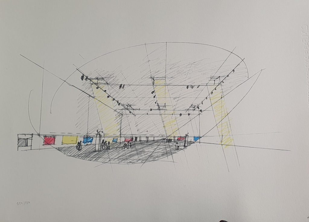 Desenho para Cabrita Reis — Eduardo Souto de Moura